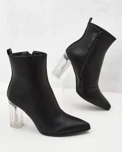 Royalfashion Botki damskie na słupku Ovnese