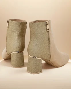 Royalfashion Botki damskie na słupku Boratos