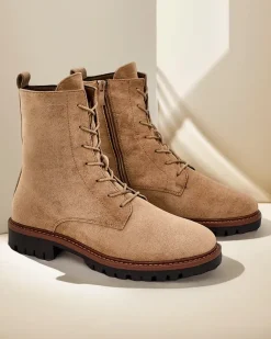 Royalfashion Botki damskie sznurowane Gosop