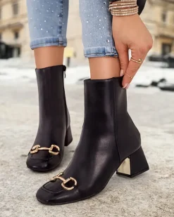 Royalfashion Botki damskie na słupku Rozuli