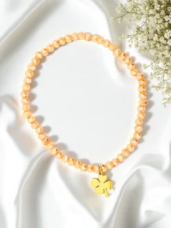 Royalfashion Bransoletka damska z zawieszką koniczynki