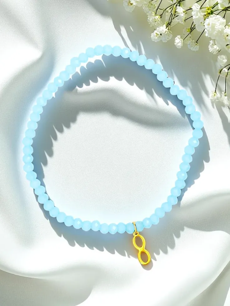 Royalfashion Bransoletka damska z zawieszką nieskończoności