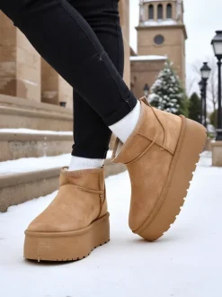 Royalfashion Buty a'la śniegowce damskie na platformie Dagodo