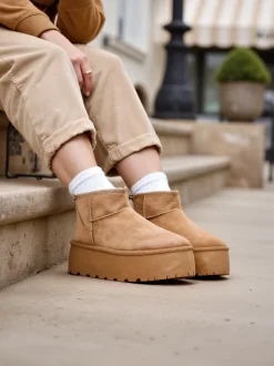 Royalfashion Buty a'la śniegowce damskie na platformie Dagodo