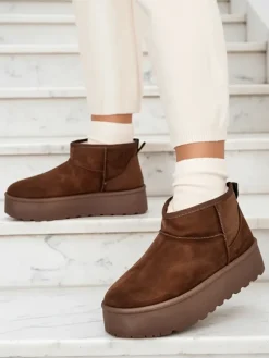 Royalfashion Buty a'la śniegowce damskie na platformie Dagodo