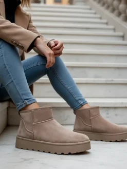 Royalfashion Buty a'la śniegowce damskie na platformie Dagodo