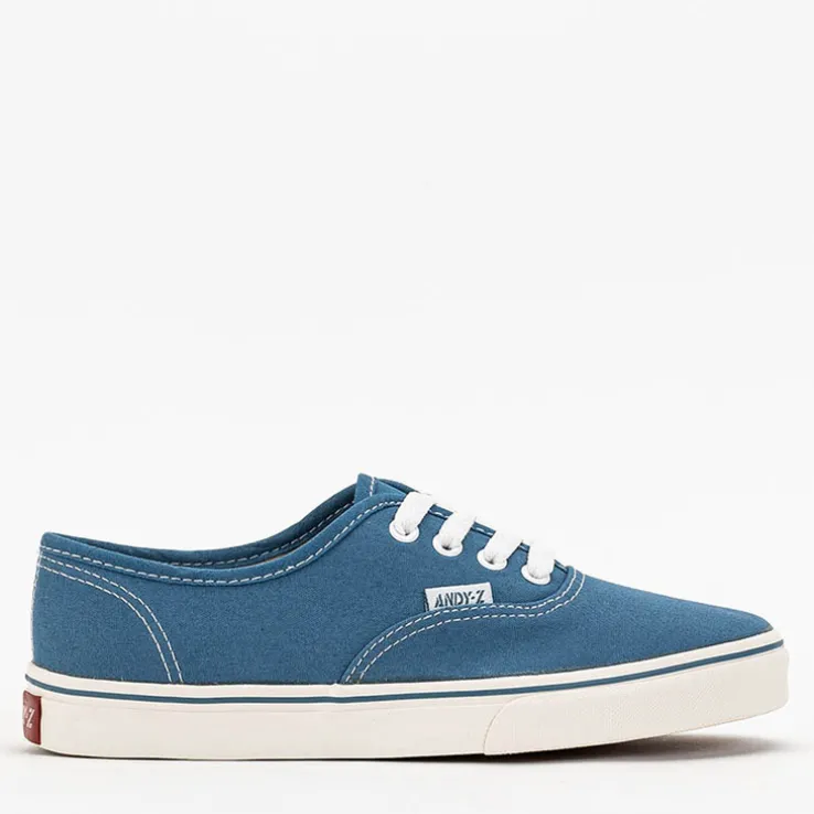 Royalfashion Ciemnoniebieskie damskie tenisówki typu trampki Lifeda