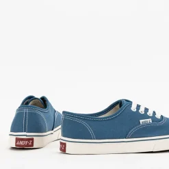 Royalfashion Ciemnoniebieskie damskie tenisówki typu trampki Lifeda