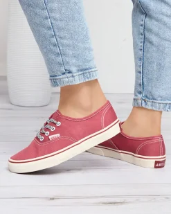 Royalfashion Ciemnoróżowe damskie tenisówki Isyia