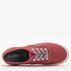 Royalfashion Ciemnoróżowe damskie tenisówki Isyia