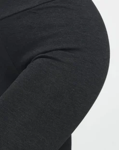 Royalfashion Ciemnoszare legginsy damskie z ociepleniem