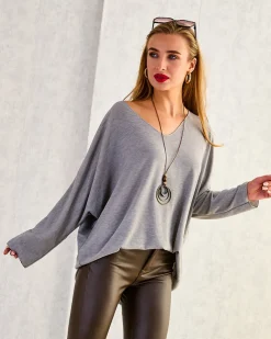 Royalfashion Cienki damski sweterek