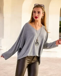 Royalfashion Cienki damski sweterek