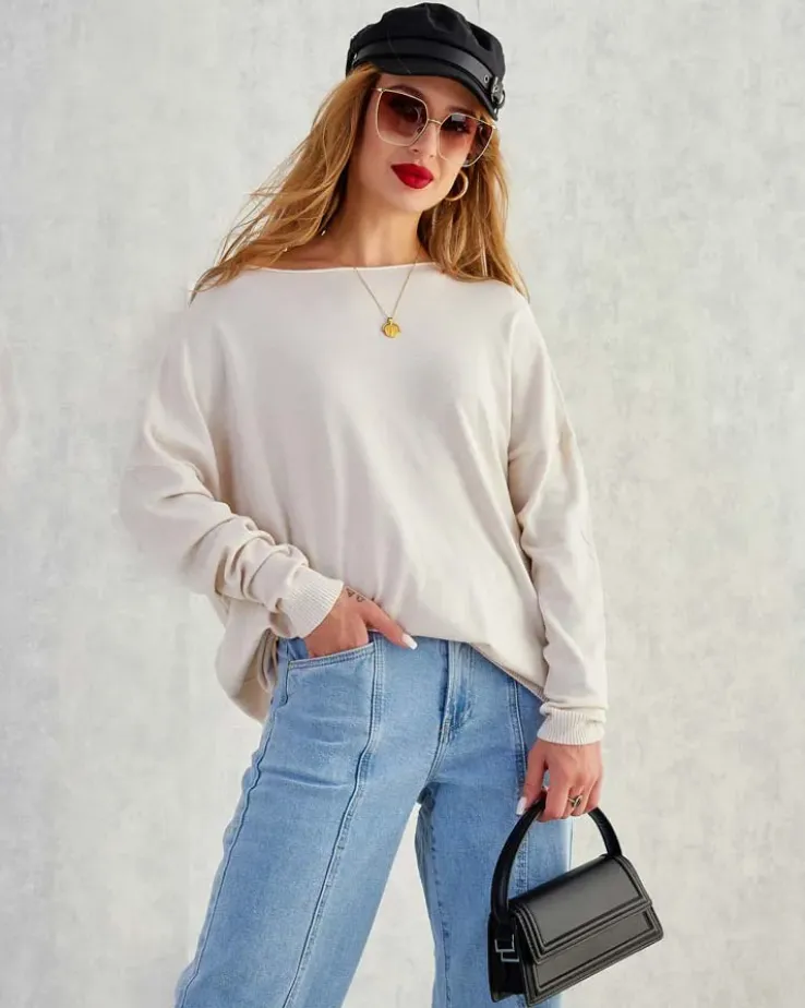 Royalfashion Cienki damski sweterek