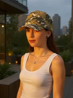 Royalfashion Czapka z daszkiem moro CamoFlex