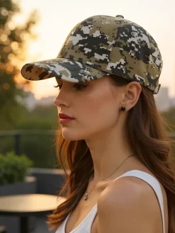 Royalfashion Czapka z daszkiem moro CamoFlex