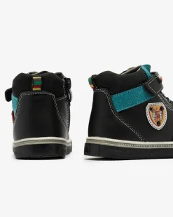 Royalfashion Czarne chłopięce botki Wiasio