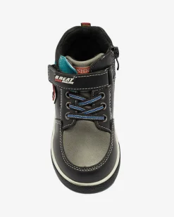 Royalfashion Czarne chłopięce botki Wiasio