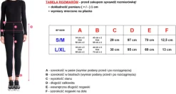 Royalfashion Czarne damskie tregginsy w srebrne kropeczki