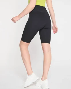 Royalfashion Czarne damskie legginsy kolarki