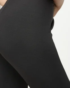 Royalfashion Czarne klasyczne damskie ocieplane legginsy PLUS SIZE