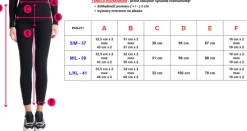 Royalfashion Czarne ocieplane damskie spodnie joggery eko- skóra