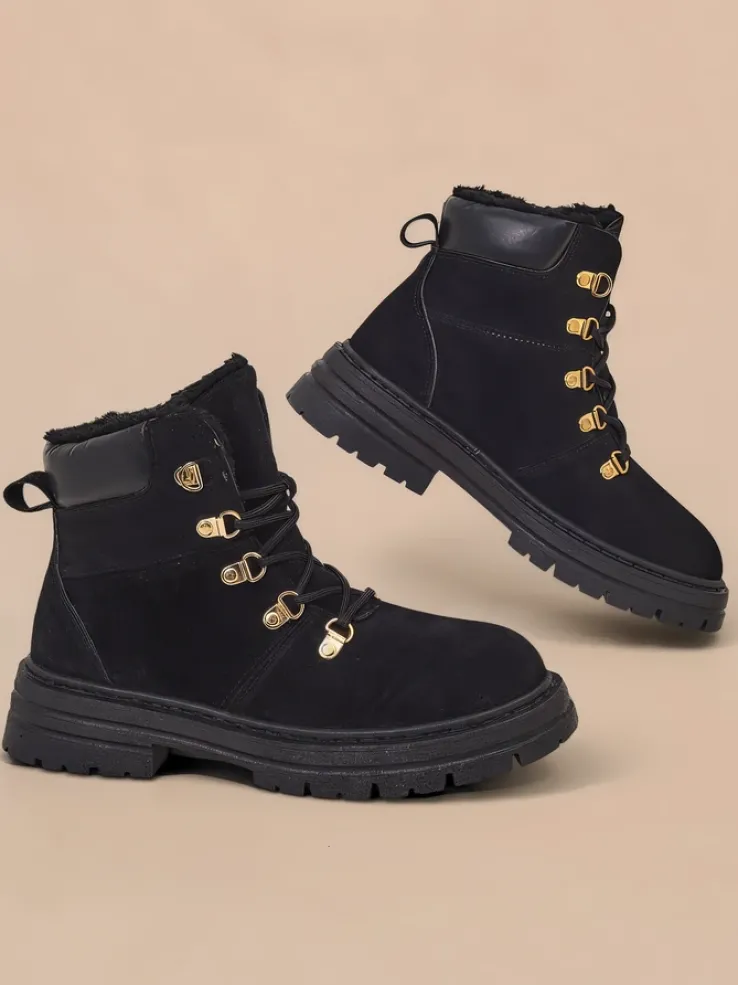 Royalfashion Czarne trapery damskie Develier