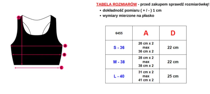 Royalfashion Czarny sportowy biustonosz dziecięcy