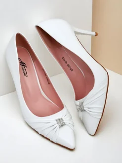 Royalfashion Czółenka damskie eko skórzane Venetia Nera