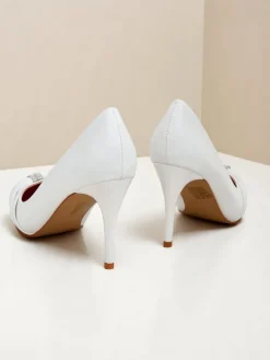 Royalfashion Czółenka damskie eko skórzane Venetia Nera