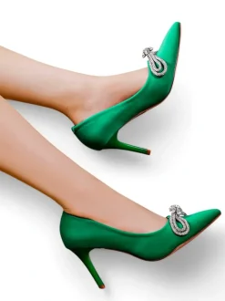 Royalfashion Czółenka damskie z kokardką Hepeles