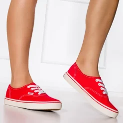 Royalfashion Czerwone damskie tenisówki typu trampki Lifeda