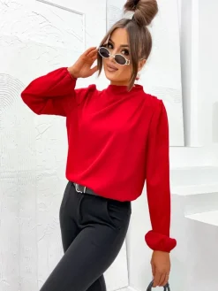 Royalfashion Damska bluzka ze stójką