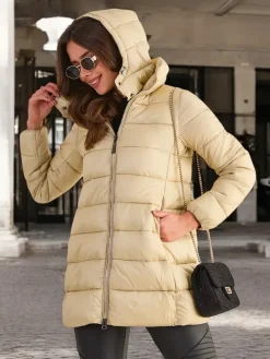 Royalfashion Damska kurtka zimowa pikowana