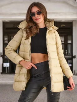 Royalfashion Damska kurtka zimowa pikowana