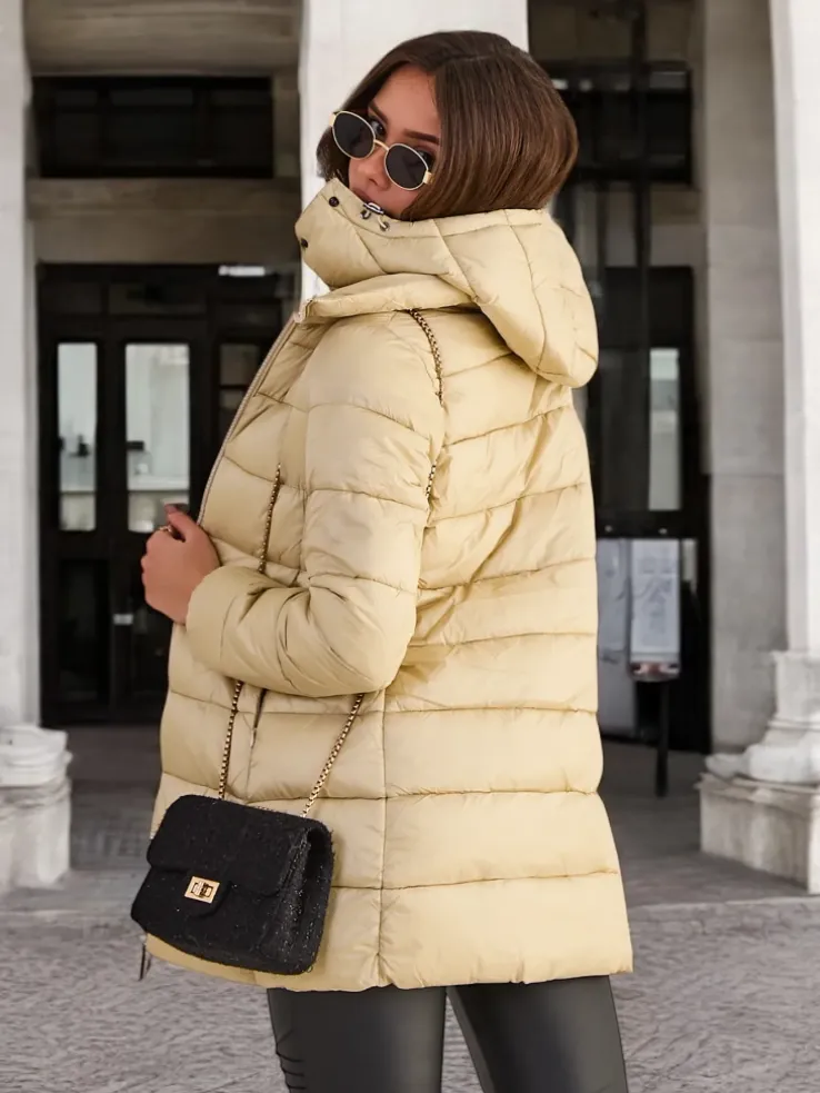 Royalfashion Damska kurtka zimowa pikowana