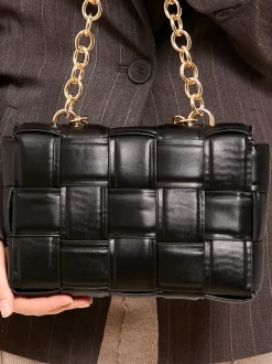 Royalfashion Damska pleciona torebka w małym rozmiarze