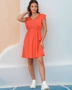 Royalfashion Damska sukienka do kolan