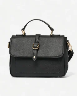 Royalfashion Damska torebka w małym rozmiarze w kolorze czarnym