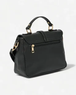 Royalfashion Damska torebka w małym rozmiarze w kolorze czarnym