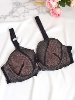 Royalfashion Damski biustonosz push- up z koronką Coco Lift