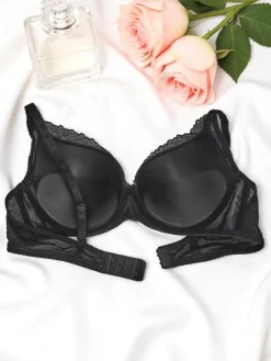 Royalfashion Damski biustonosz push- up z koronką Romance Push-Up