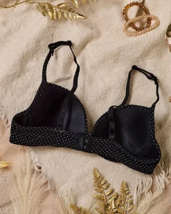 Royalfashion Damski biustonosz w kropeczki