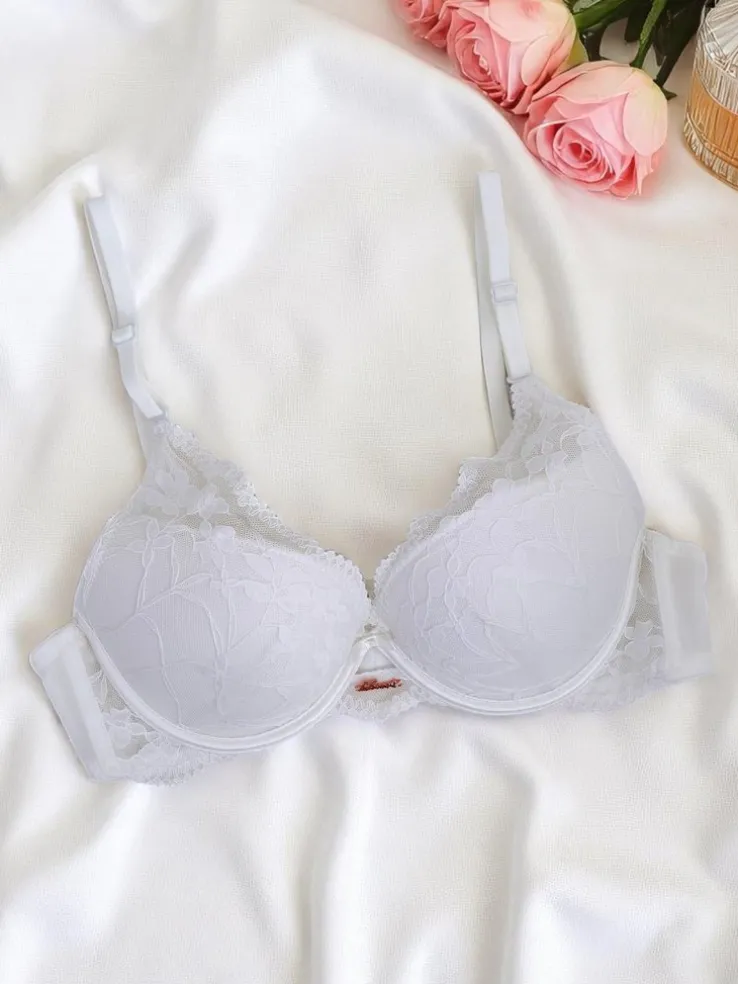 Royalfashion Damski biustonosz push- up z koronką Luna Push-Up