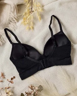 Royalfashion Damski biustonosz prążkowany