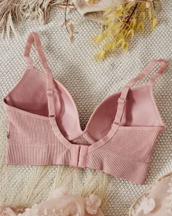 Royalfashion Damski biustonosz prążkowany