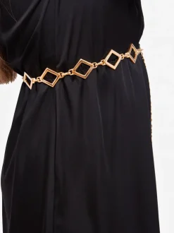 Royalfashion Damski metalowy pasek ozdobny