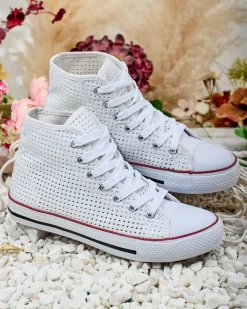 Royalfashion Damskie ażurowe trampki Nimm