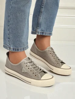 Royalfashion Damskie ażurowe trampki Rebbse