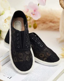Royalfashion Damskie ażurowe tenisówki Nurram